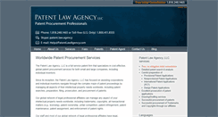 Desktop Screenshot of patentlawagency.com